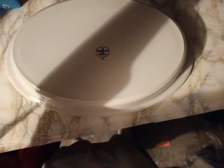 Pirofila ovale bianca in porcellana