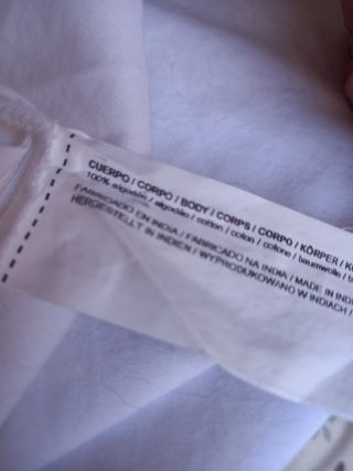 Vestido blanco Sfera T-S