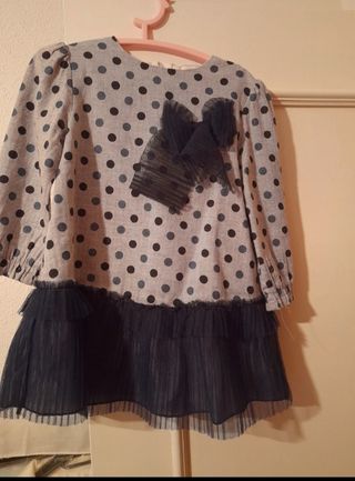 Vestido niña lunares 2-3 años