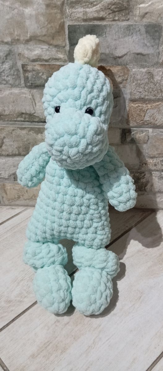 2 Dinos amigurumi a uncinetto