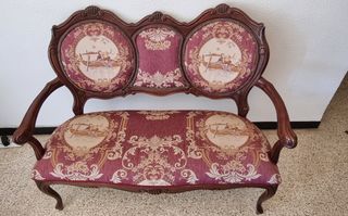 Sofá y 2 sillones estilo inglés