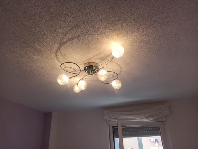 Lámpara techo moderna 6 luces