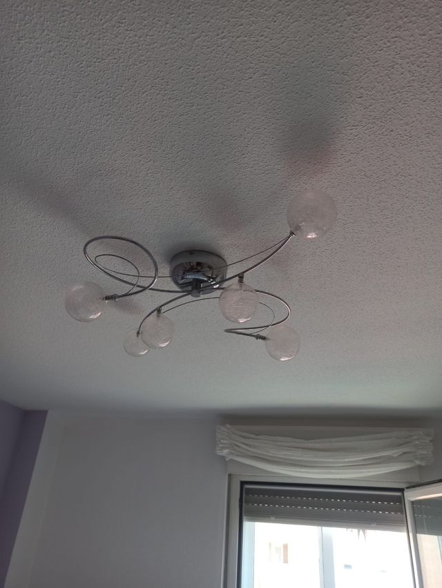 Lámpara techo moderna 6 luces