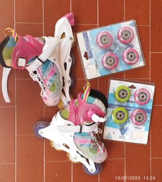Patines niña Ajustables con luces