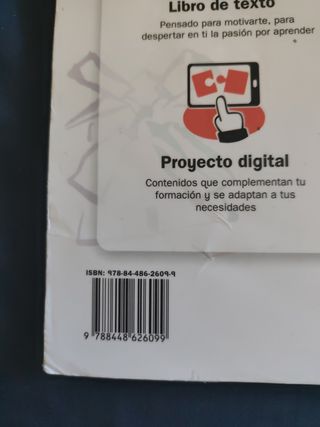 Libro de lengua castellana y literatura 3°ESO.
