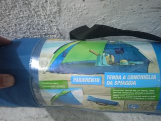 Parasol playa - paravientos Plegable