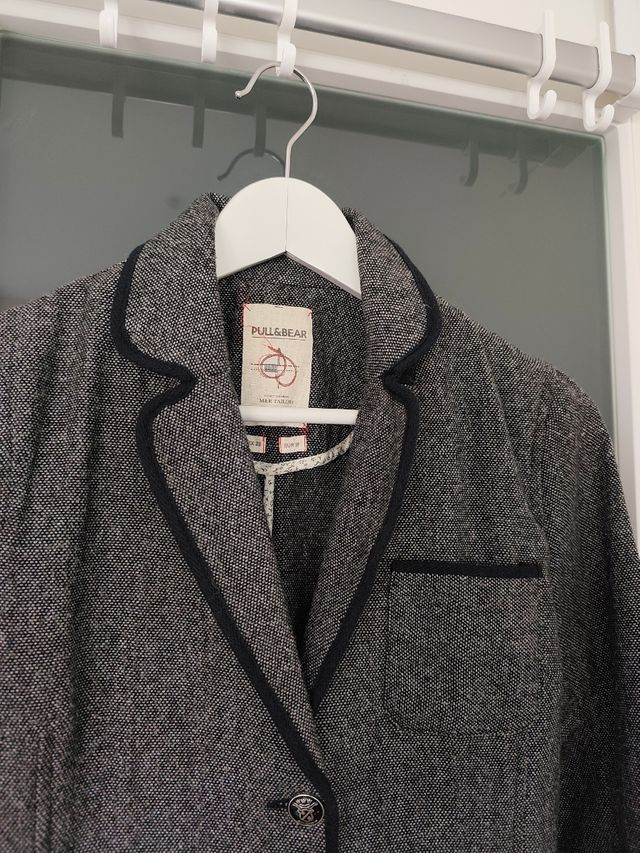Chaqueta Pull&Bear Gris Talla S