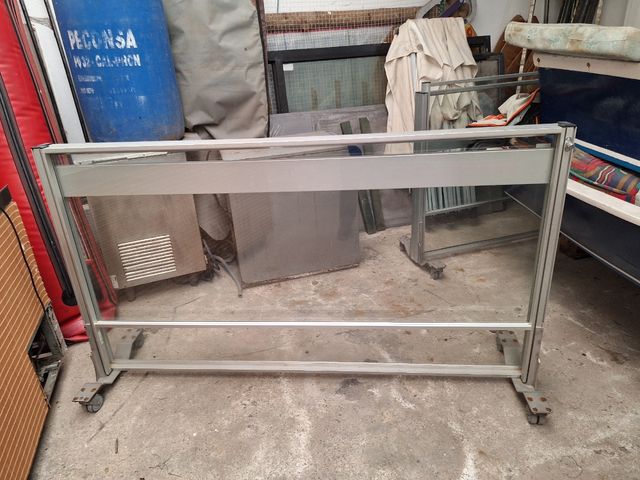 2 mamparas plegables