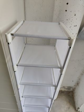 Zapatero 6 baldas blanco