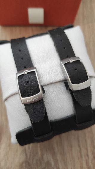Reloj Axcent cuero negro