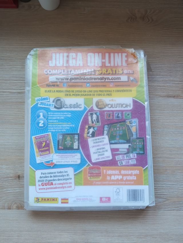 Álbum cromos LaLiga Adrenalyn XL 18-19 incompleto