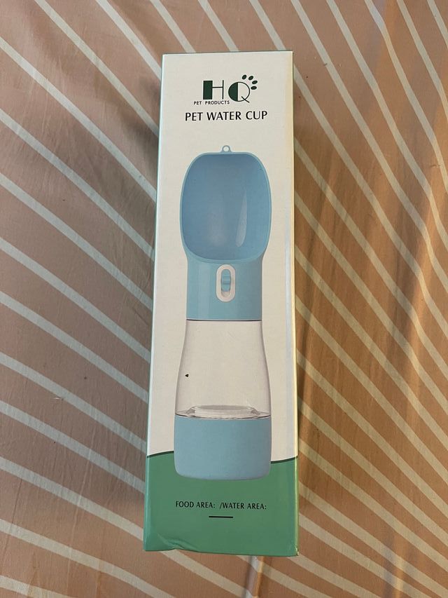 Bebedero portátil mascotas gatos y perros HQ