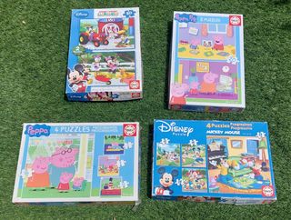 4 Puzzles Infantiles Progresivos