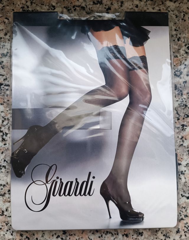 Autoreggenti pizzo neri