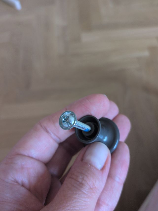 Tiradores Ikea Hauga - Gris oscuro