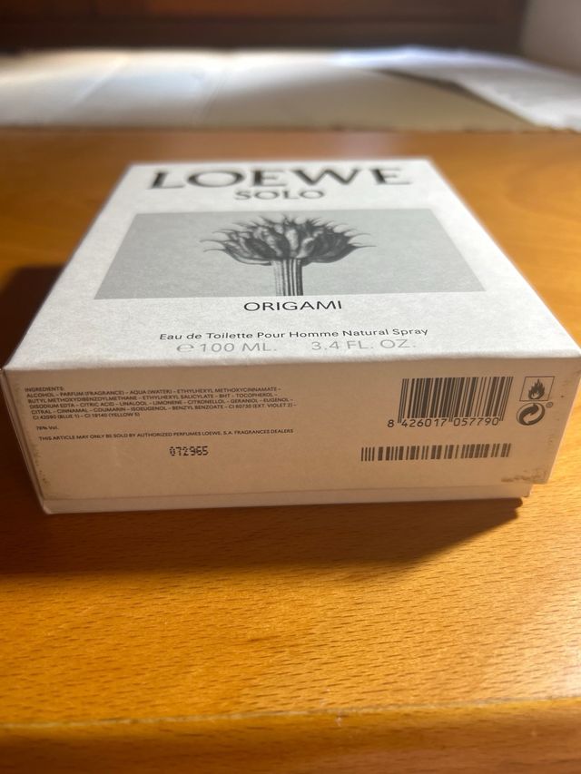 Loewe Solo Origami 100ml (Batch 2019)