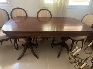 Mesa Extensible Comedor Antigua de Madera