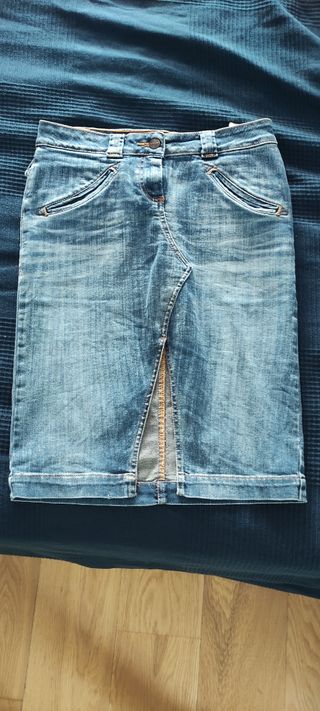 Falda vaquera azul - Talla M