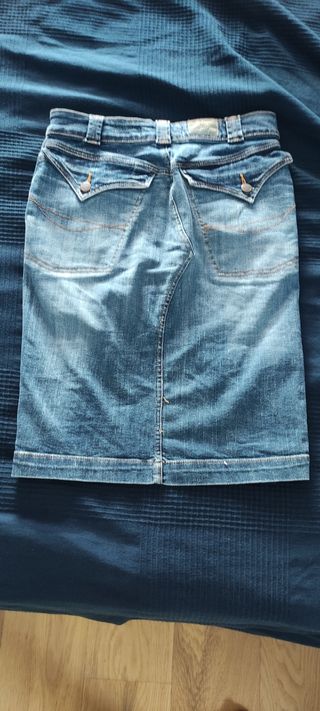 Falda vaquera azul - Talla M