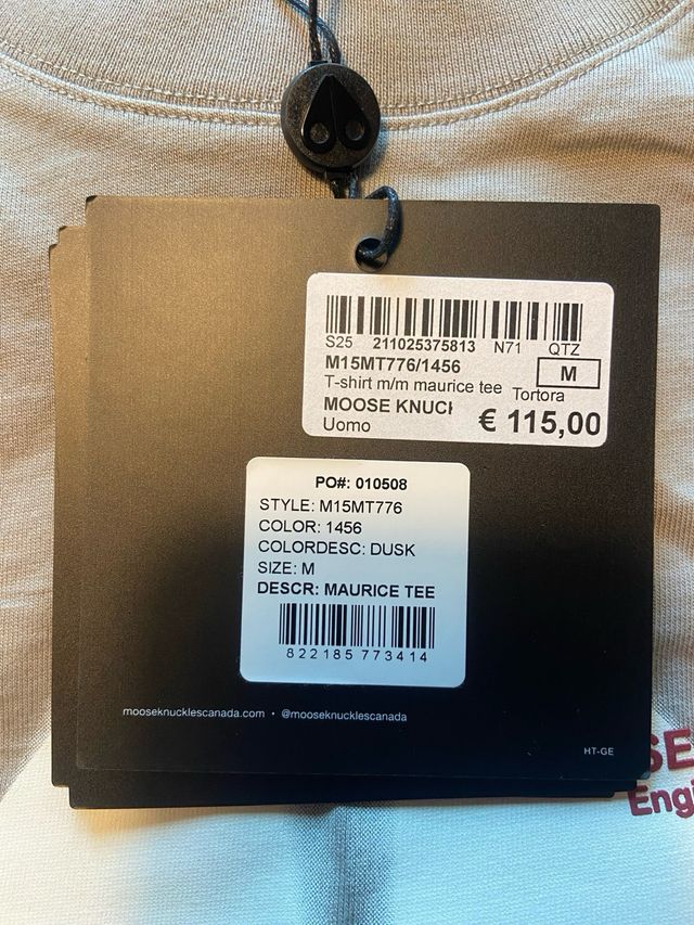 Maglietta Moose Knuckles Beige