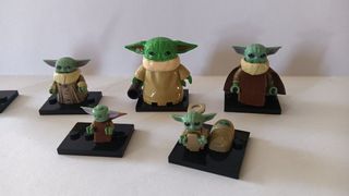 Varios Yoda y Grogu Star Wars compatibles lego