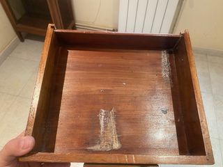 Escritorio antiguo americano madera con persiana