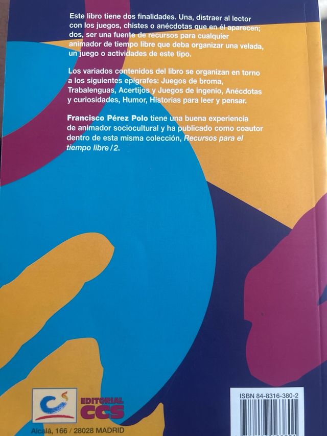 Recursos para el tiempo libre 5: Juegos, trabal...
