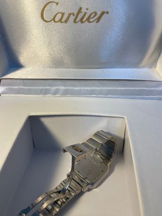 RELOJ CARTIER SANTOS
ORO Y ACERO 
PARA MUJER 
