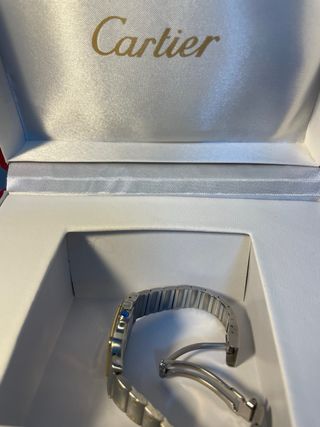 RELOJ CARTIER SANTOS
ORO Y ACERO 
PARA MUJER 
