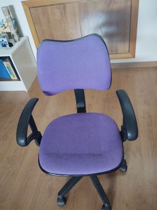 Silla escritorio niño morada