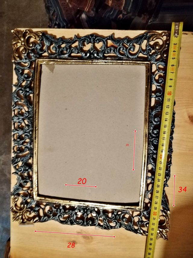 Marco bronce antiguo 34x28cm