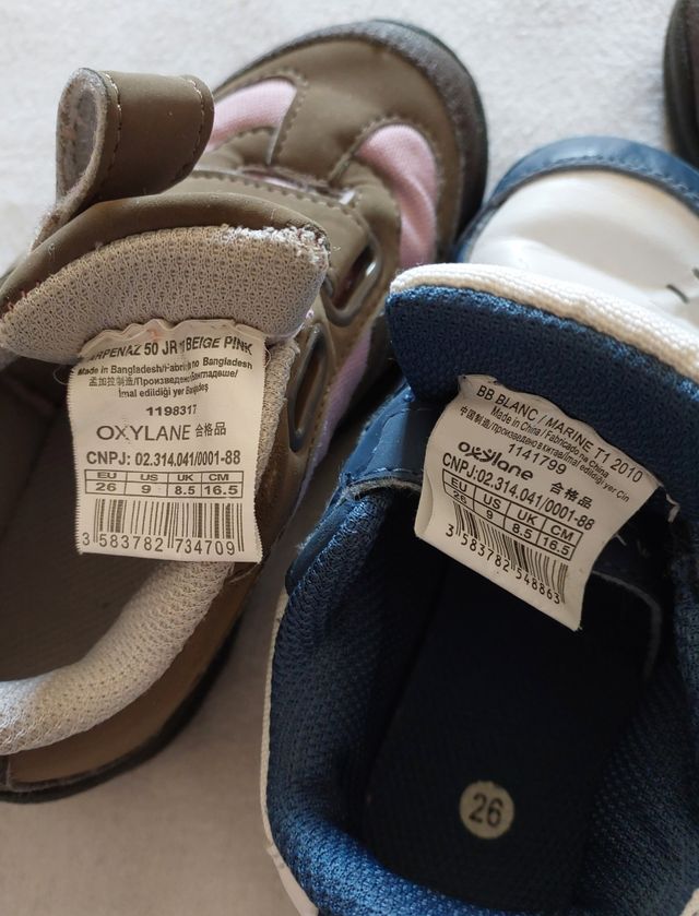 2 Pares Sapatos Menina - T26