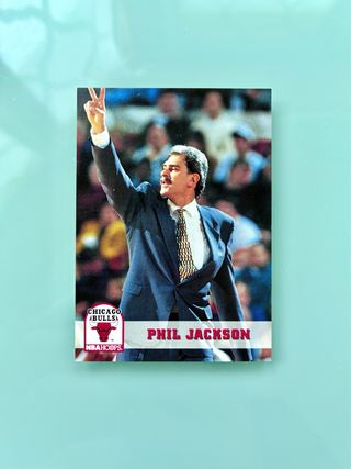 Carta NBA Phil Jackson - Bulls, #233 Hoops 93-94