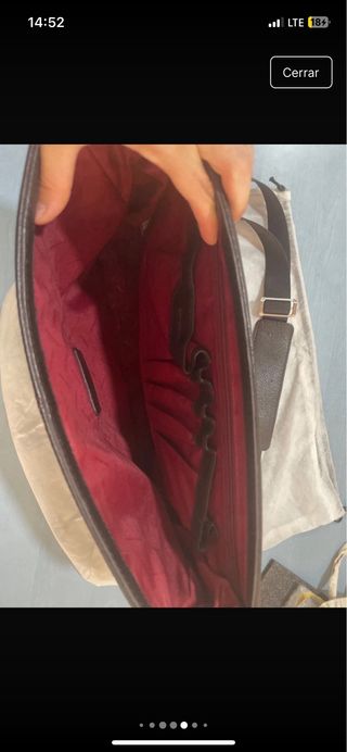 Maletín Samsonite Piel Marrón