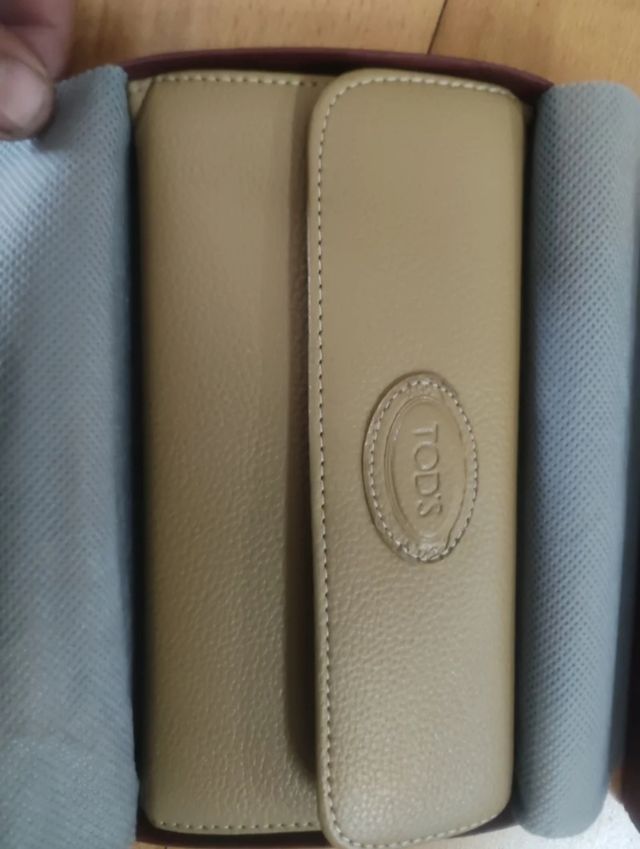 Monedero Tod's beige mujer