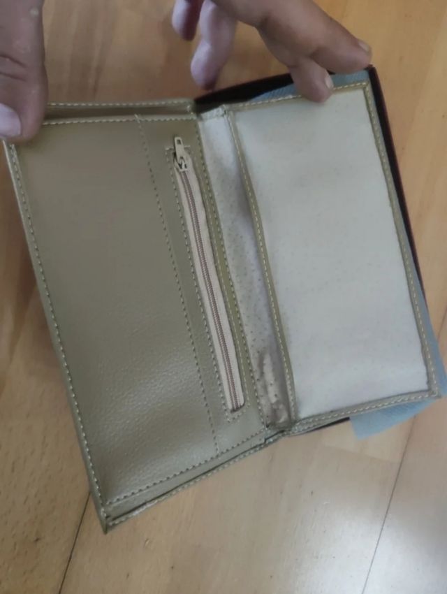 Monedero Tod's beige mujer