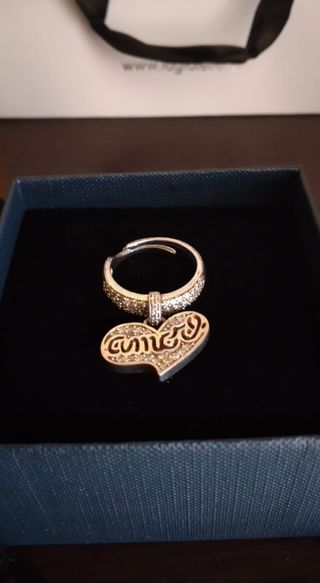 Anello cuore- regolabile