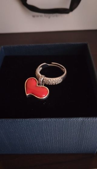 Anello cuore- regolabile