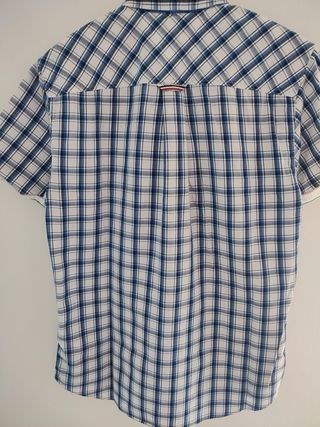 Camicia Tommy Hilfiger M a quadri blu e bianchi