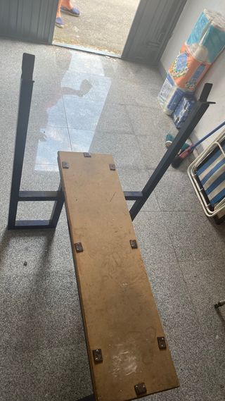 Press banca gimnasio usada