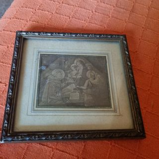 Cuadro religioso antiguo RENART años 40