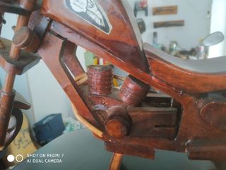 Moto de madera vintage