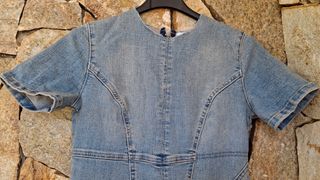 Vestito Zara denim celeste Tg XS