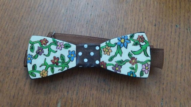 Papillon legno dipinto a mano