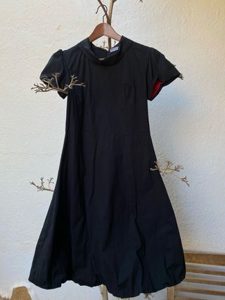 Vestido negro vintage talla L