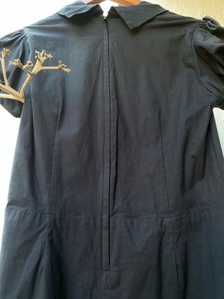 Vestido negro vintage talla L