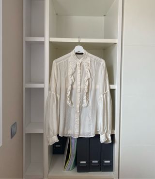 Blusa Zara 100% seda 