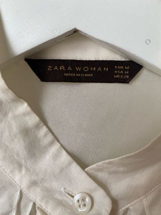 Blusa Zara 100% seda 