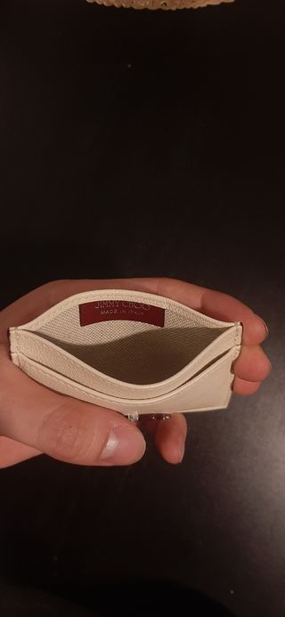 Jimmy Choo Linen Aries Cardholder