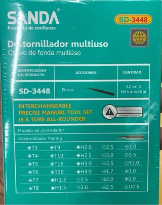 Destornillador multiusos SANDA 32 en 1